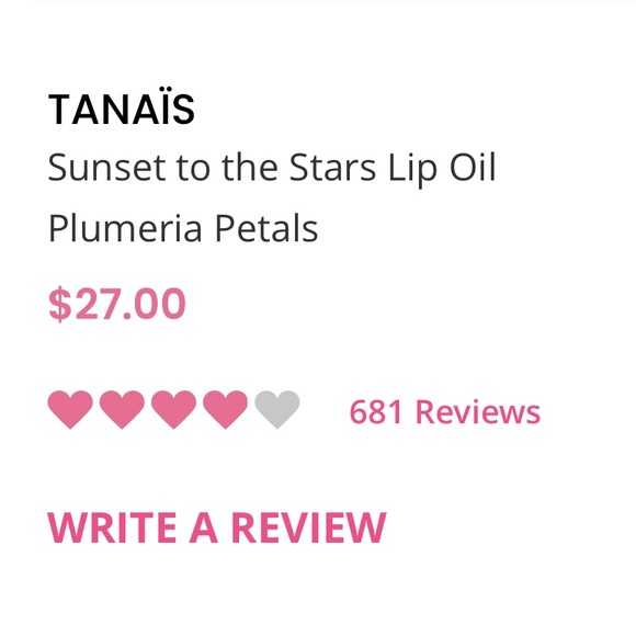 Tanaïs Sunset To The Stars Lip Oil | Brand New In Box - Picture 3 of 7